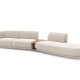 MICADONI  Velvet Right Modular Sofa, 