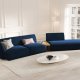 MICADONI  Velvet Right Modular Sofa, 