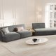 MICADONI  Velvet Right Modular Sofa, 