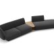 MICADONI  Velvet Right Modular Sofa, 