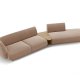MICADONI  Velvet Right Modular Sofa, 
