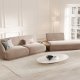 MICADONI  Velvet Right Modular Sofa, 
