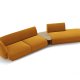 MICADONI  Velvet Right Modular Sofa, 