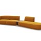 MICADONI  Velvet Right Modular Sofa, 