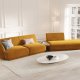 MICADONI  Velvet Right Modular Sofa, 