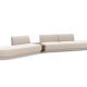 MICADONI  Velvet Left Modular Sofa, 
