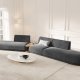 MICADONI  Velvet Left Modular Sofa, 