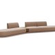 MICADONI  Velvet Left Modular Sofa, 