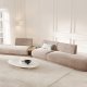 MICADONI  Velvet Left Modular Sofa, 