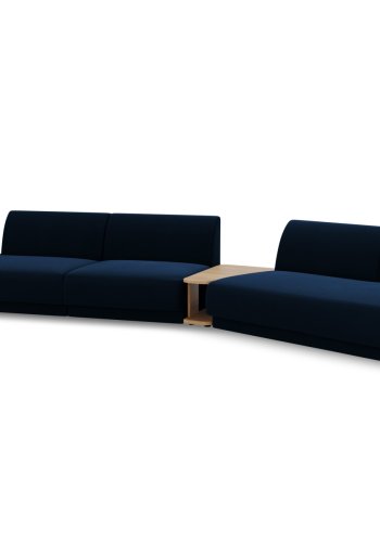 MICADONI  Velvet Right Modular Sofa, 