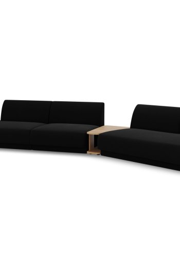 MICADONI  Velvet Right Modular Sofa, 