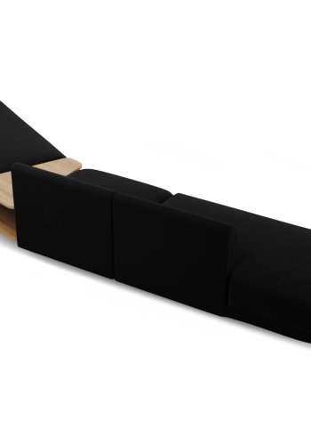 MICADONI  Velvet Right Modular Sofa, 