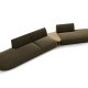 MICADONI  Velvet Right Modular Sofa, 