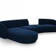 MICADONI  Velvet Left Modular Sofa, 