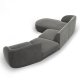 MICADONI  Velvet Left Modular Sofa, 