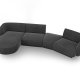 MICADONI  Velvet Left Modular Sofa, 