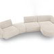 MICADONI  Velvet Right Modular Sofa, 