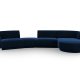 MICADONI  Velvet Right Modular Sofa, 