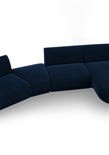 MICADONI  Velvet Right Modular Sofa, 