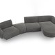 MICADONI  Velvet Right Modular Sofa, 