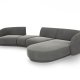 MICADONI  Velvet Right Modular Sofa, 