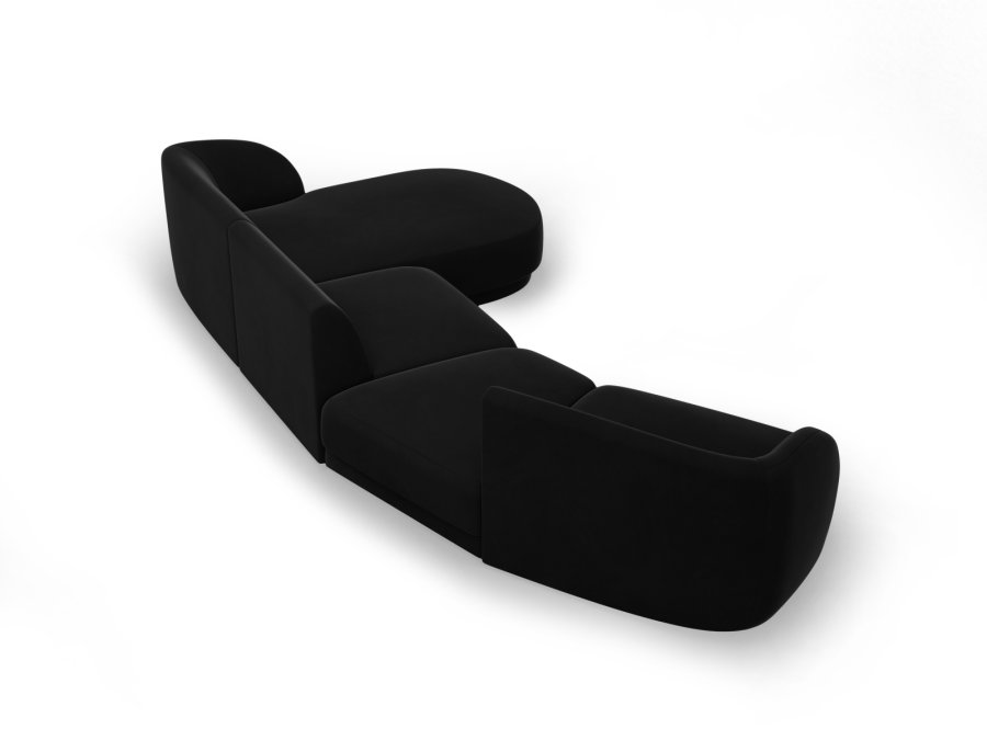MICADONI  Velvet Right Modular Sofa, 