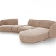 MICADONI  Velvet Right Modular Sofa, 
