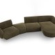 MICADONI  Velvet Right Modular Sofa, 