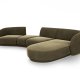 MICADONI  Velvet Right Modular Sofa, 