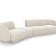 MICADONI  Velvet Left Modular Sofa, 