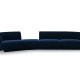 MICADONI  Velvet Left Modular Sofa, 