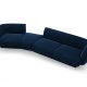 MICADONI  Velvet Left Modular Sofa, 