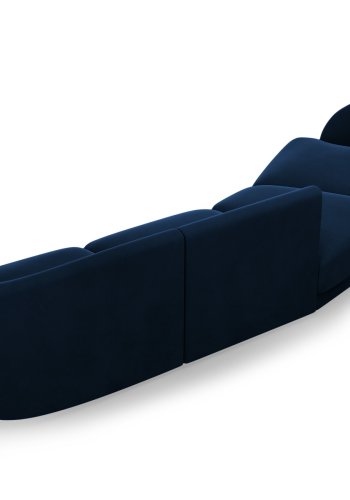 MICADONI  Velvet Left Modular Sofa, 