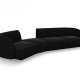 MICADONI  Velvet Left Modular Sofa, 