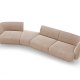 MICADONI  Velvet Left Modular Sofa, 