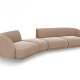 MICADONI  Velvet Left Modular Sofa, 