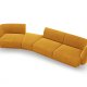 MICADONI  Velvet Left Modular Sofa, 