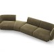MICADONI  Velvet Left Modular Sofa, 