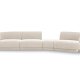 MICADONI  Velvet Right Modular Sofa, 