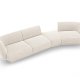 MICADONI  Velvet Right Modular Sofa, 