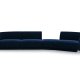 MICADONI  Velvet Right Modular Sofa, 
