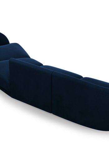 MICADONI  Velvet Right Modular Sofa, 