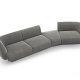 MICADONI  Velvet Right Modular Sofa, 