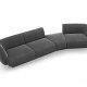 MICADONI  Velvet Right Modular Sofa, 