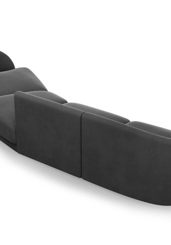 MICADONI  Velvet Right Modular Sofa, 