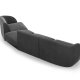 MICADONI  Velvet Right Modular Sofa, 