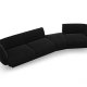 MICADONI  Velvet Right Modular Sofa, 