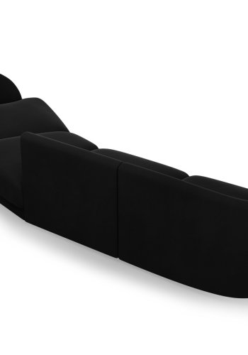 MICADONI  Velvet Right Modular Sofa, 