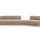 MICADONI  Velvet Right Modular Sofa, 
