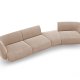 MICADONI  Velvet Right Modular Sofa, 